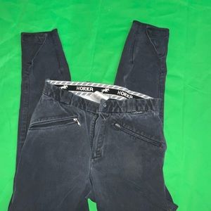 Horka Riding Breeches Black Faded Size 30 US